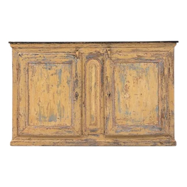 1830s French Provincial Wood Patinated Two-Door Buffet For Sale