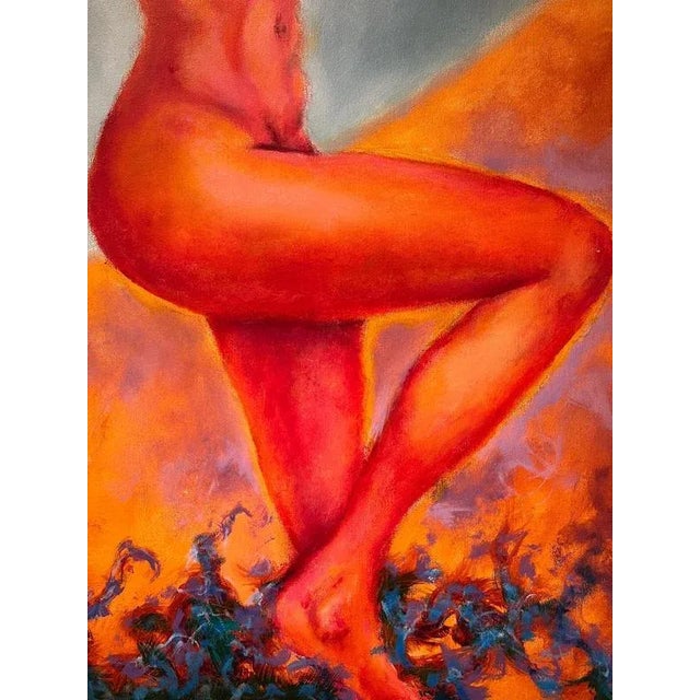 Contemporary José Gerson, Eve's Escape, Oil on Canvas, 2005 For Sale - Image 3 of 11