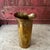 Vintage Brass Fluted Vase 9"x5" India Handmade Decorative Accent For Sale - Image 10 of 11