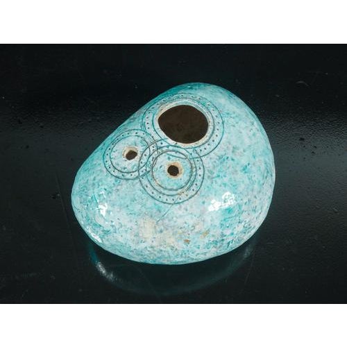 Abstract ceramic and enamel sculpture signed landi, probably luciano landi. Italy, 1970s origin italy period 1970s author...