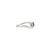Not Yet Made - Made To Order VRJewels Minimalist 14k White Gold Emerald-Cut Natural Blue Sapphire Wave Ring Size 5 For Sale - Image 5 of 14
