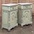 French Pair 19th Century French Louis XVI Painted Nightstands With Carrara Marble For Sale - Image 3 of 18