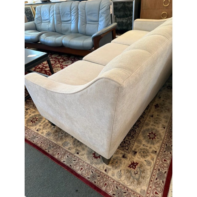 Macy's Macy's Chloe II Slope Arm Sofa For Sale - Image 4 of 12