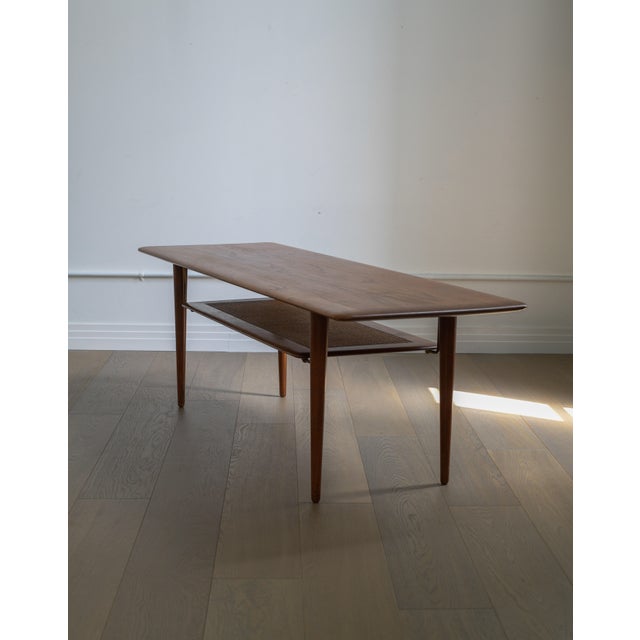 Mid-Century Modern Hvidt & Mølgaard-Neilsen Fd 516 Coffee Table for France & Sons, Denmark For Sale - Image 3 of 10