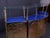 Contemporary Italian Curved Cocktail Bar in Blue Murano Glass and Brass from Justfurnituress SRL For Sale - Image 3 of 10