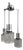 Space Age Chandelier Pendant Lamp For Sale