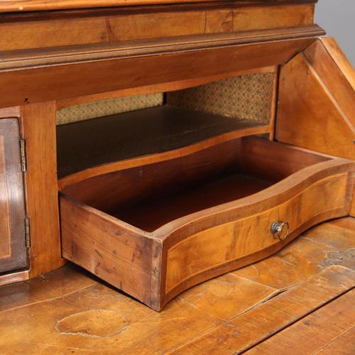Brown Antique Italian Trumeau in Walnut For Sale - Image 8 of 14