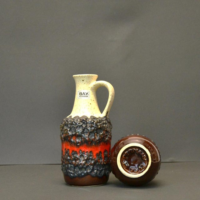Lawa Vases from Bay Keramik, 1970s, Set of 2 For Sale - Image 11 of 13