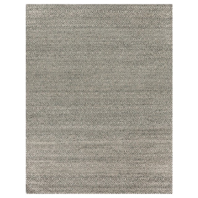 Sanz Flatweave Wool Silver Rug - 12'x15' For Sale