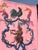 Pair of Vintage Large Continental European Chinoiserie Oil on Leather Panel Paintings For Sale - Image 11 of 14