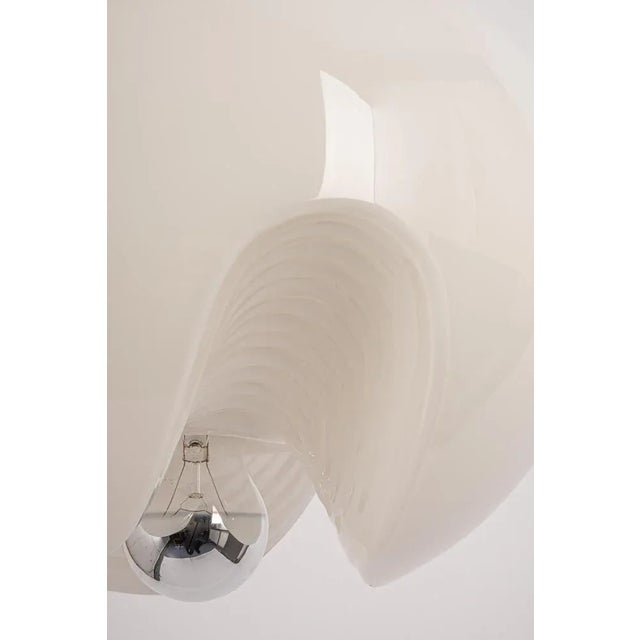 Large German Opal Glass Pendant Light by Peill & Putzler, 1970s For Sale - Image 9 of 11