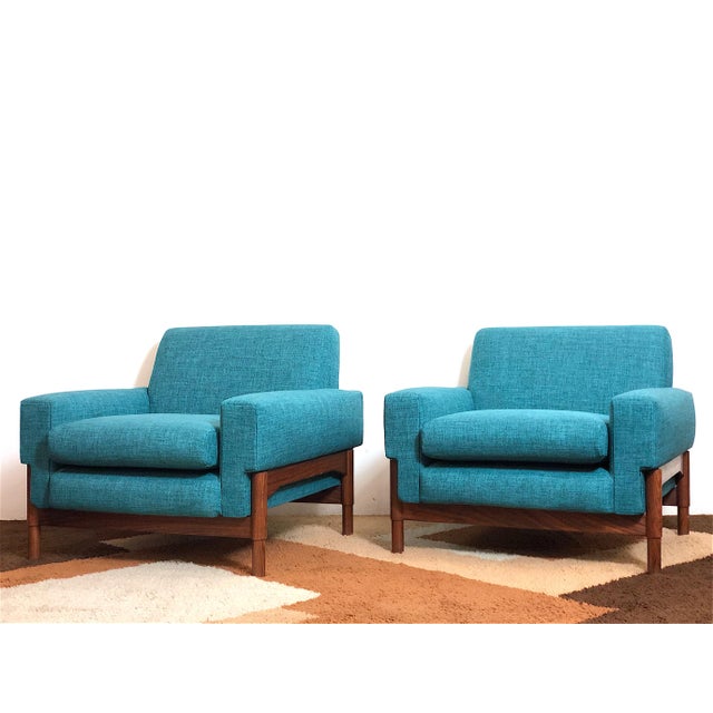 Wood Kiushu Lounge Chairs by F.lli Saporiti, 1961, Set of 2 For Sale - Image 7 of 15
