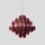 Purple Disc Pulegoso Glass Square Shaped Hanging Light For Sale - Image 11 of 11