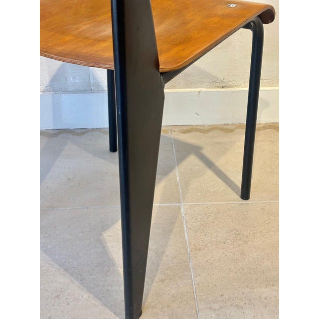 Mid-Century 305 Chair from Jean Prouvé, 1950s For Sale - Image 9 of 12
