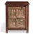 Handcrafted in Rajasthan from rich hardwood, this distinctive side cabinet features an authentic reclaimed door panel with...