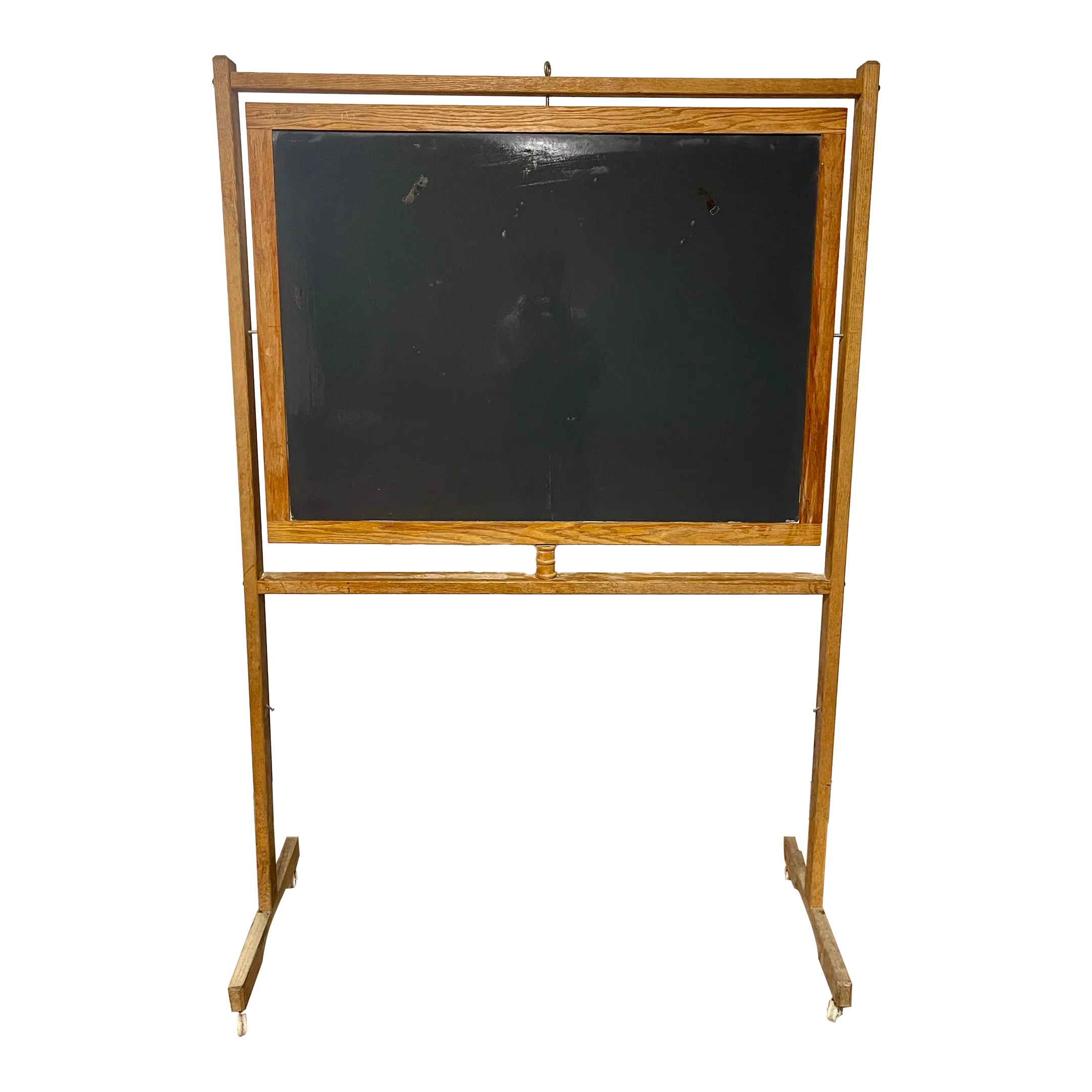 Vintage Old School House Two-Sided Standing Chalk Board | Chairish display picture 1