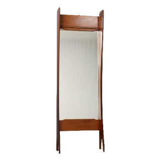 Entrance Mirror in Mahogany Veneer, 1950s For Sale