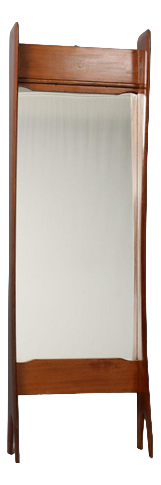 Entrance Mirror in Mahogany Veneer, 1950s
