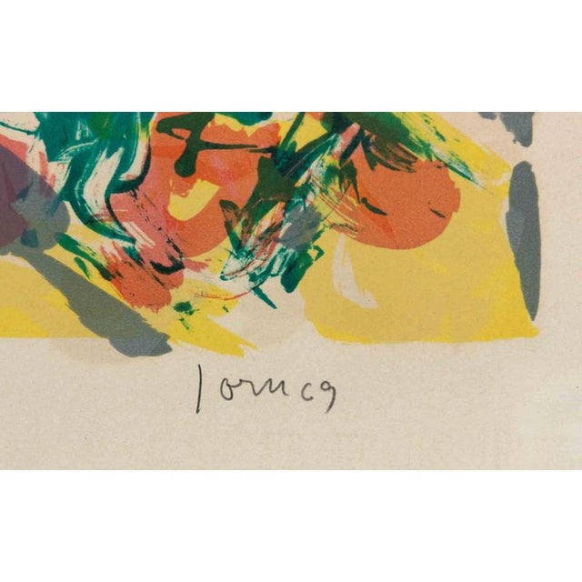 Rare lithograph on wove paper realized by Jorn in 1969. Hand signed and dated in pencil lower right. Edition of 87/300....