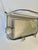 Metal Vintage French Coat Rack with Mirror, 1940s For Sale - Image 7 of 12