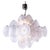Chandelier with Iridescent Murano Glass Discs from Vistosi, Italy, 1960s For Sale - Image 12 of 13