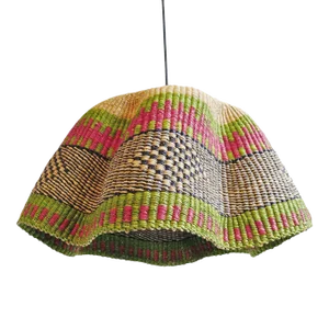 Bolga Wave Basket Light Pendant