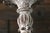 White 1940s Italian Rococo Revival Painted Wood & Gilt Wrought Iron 8-Light Chandelier For Sale - Image 8 of 18