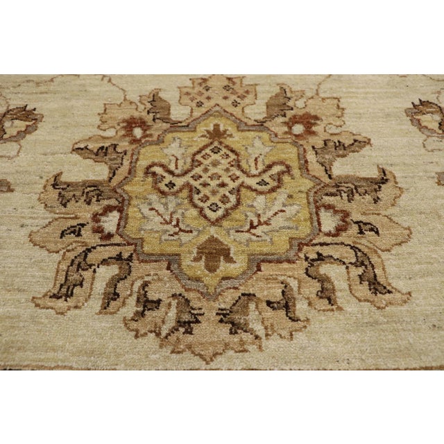 Vintage Modern Oushak Area Rug, 08'07 X 11'02 For Sale - Image 4 of 10