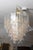 Mid 20th Century Murano Glass “Tronchi” Chandelier With Peachy Pink Inclusions For Sale - Image 5 of 6