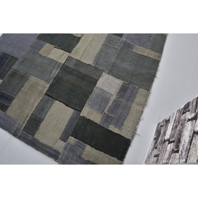 1960s 1960s Anatolian Kurdish Handwoven Turkish Hemp Rug For Sale - Image 5 of 10