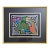 Vintage Kuna Mola Panama Matted Framed Art Work 14x16" For Sale