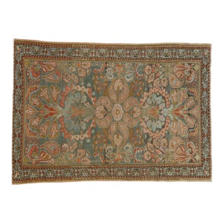 Vintage Distressed Mehreban Rug - 3'8" x 5' For Sale