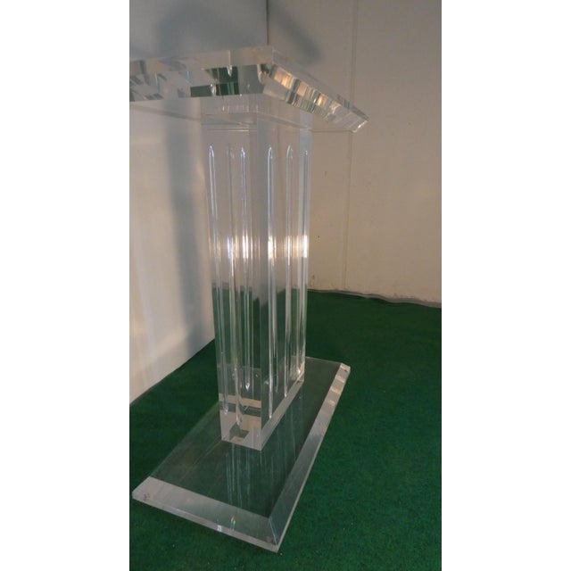 Vintage Sculptural Base for Acrylic Glass Table, Italy, 2000 For Sale - Image 9 of 16