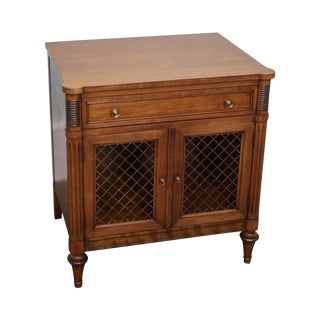Kindel Vintage Regency Directoire Style Nightstand For Sale