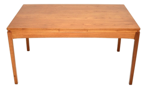 Vintage Danish Extending Dining Table in Teak, 1960s