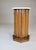 Brown Neoclassical Style Fluted Column Cabinet Table Marble Top For Sale - Image 8 of 11