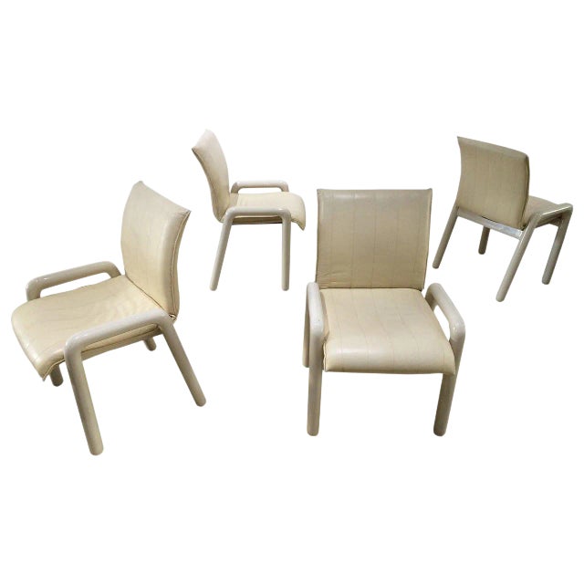 Guido Faleschini "Dilos" Dining Chairs by I4 Mariani for Pace - Set of 4 For Sale