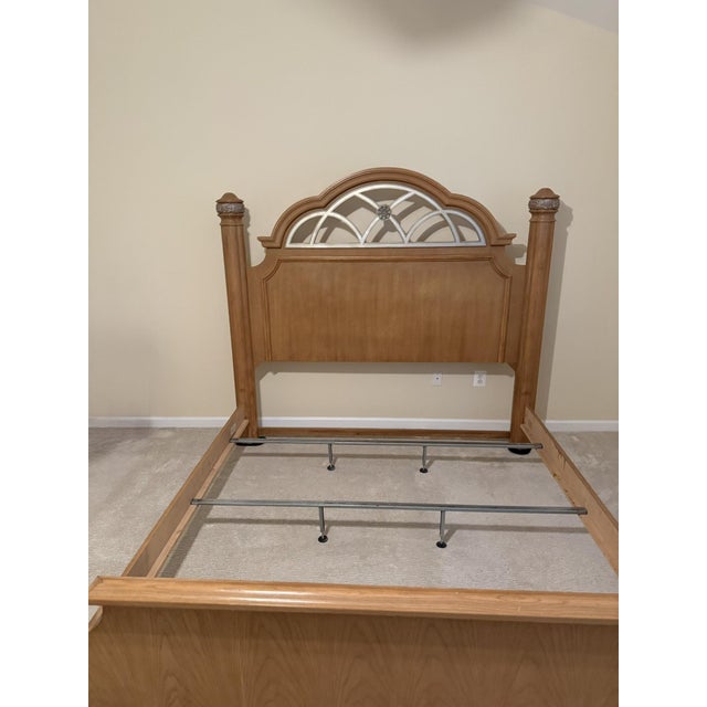 Wood Stanley Coronation King Size Poster Bed For Sale - Image 7 of 14