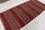 Tribal Antique Persian Kilim Runner in Red With Colorful Serrated Stripes - Rug & Kilim For Sale - Image 3 of 6