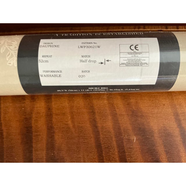 Ralph Lauren Vintage Dauphine double roll wallpaper color Laurel. This double roll is from Batch 20. New unused