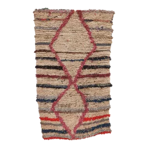 Moroccan Vintage Azilal Rug - 3'8" X 5'11" Ft