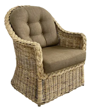 Rattan and Wicker Convertible Chair
