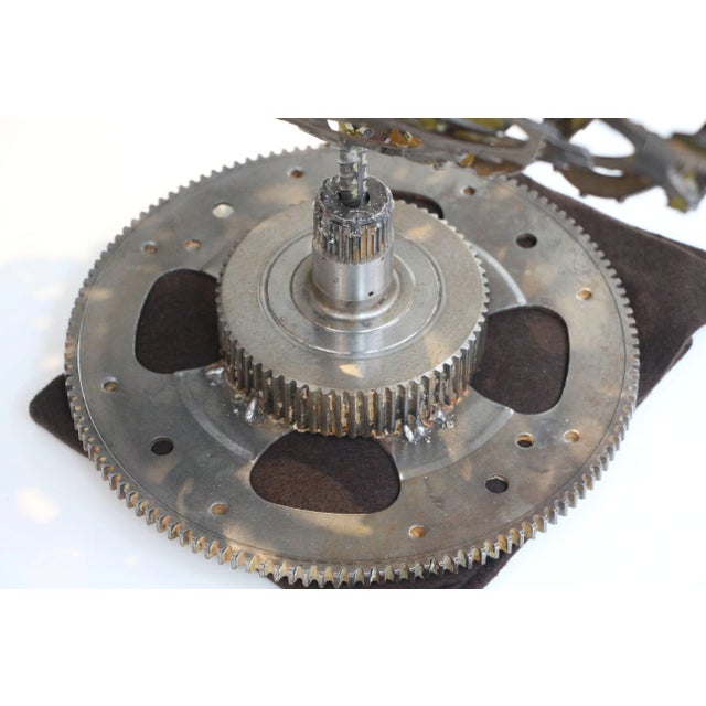 Abstract Abstract Artist Made Rotating Gear Cube For Sale - Image 3 of 8