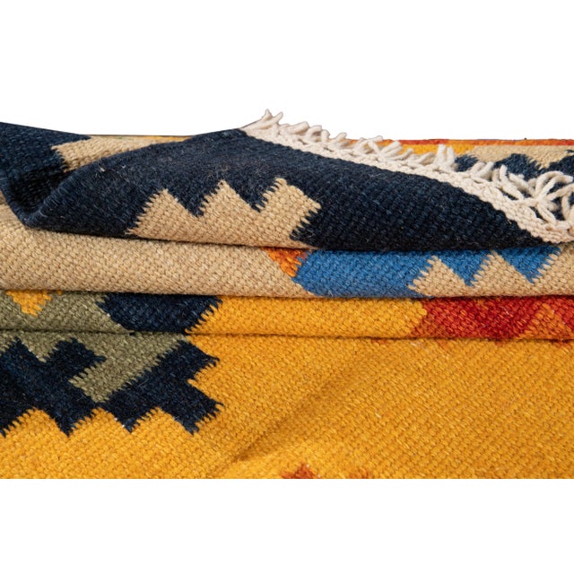 2010s 21st Century Modern Kilim Rug 5 '6'' X 8' 1''. For Sale - Image 5 of 11