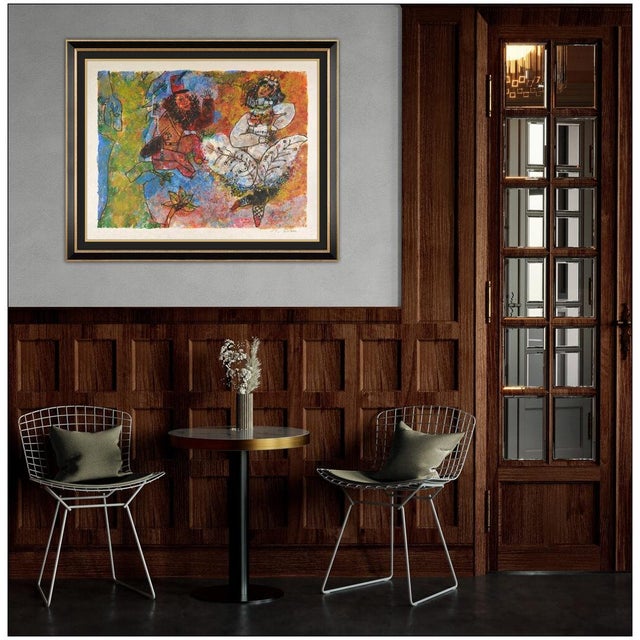 Message us to inquire about custom framing options! (Included for free with every purchase) It is of impressive size...