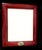 Vintage Burnes of Boston Cherry Wood 8x10 Frame With Brass Baby Shoes Motif Excellent Condition. For Sale - Image 15 of 15