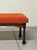 Bench in Stained Wood and Corduroy, 1960s For Sale - Image 6 of 13
