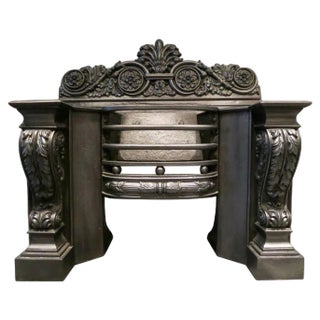 Regency Hob Grate in Cast Iron, 1800 For Sale