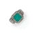 Metal Paraiba Tourmaline Happy Cocktail Ring, Size 5 For Sale - Image 7 of 12