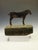 Victorian Cast Iron Horse Boot Scraper on Original Yorkshire Stone Base, c.1890 This is a highly charming and...